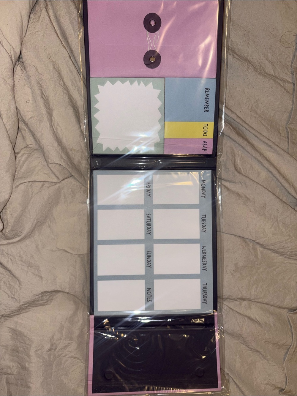 Monki Navy Notebook & Weekly Planner Set - Picture 4 of 6